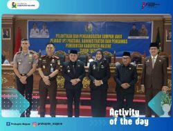 Penyegaran Birokrasi, Sejumlah Pejabat Lingkup Pemkab Majene Resmi Dilantik