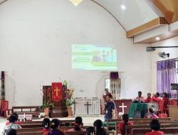BPJS Ketenagakerjaan Sulbar Gelar Sosialisasi Program BPU di Gereja Imanuel Rea Desa Guliling