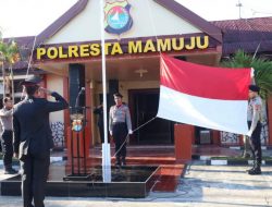 Detik-detik Peringatan Hari Lahir Pancasila di Polresta Mamuju