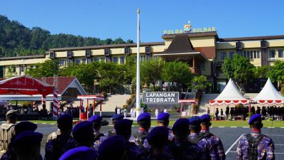 Peringatan Hari Lahir Pancasila di Polda Sulbar, Gubernur: Jadikan Pancasila Ideologi yang Hidup