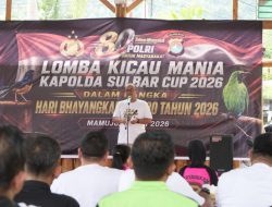 Kapolda Sulbar Buka Lomba Kicau Mania