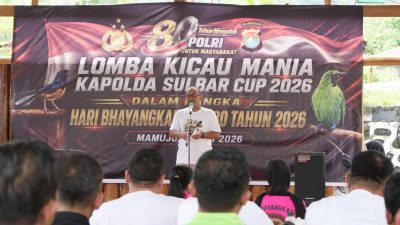 Kapolda Sulbar Buka Lomba Kicau Mania