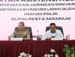 Divisi Hukum Polri Asistensi Sisdivkum dan JDIH di Polresta Mamuju