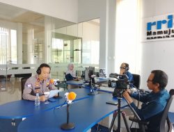 Polantas Menyapa, Dialog Interaktif di RRI Mamuju Bahas Strategi Tekan Angka Kecelakaan di Sulbar