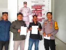 Bhabinkamtibmas Polsek Mamuju Mediasi Nasabah dan Pegadaian