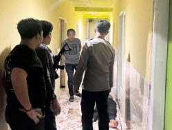Tim URC Polresta Mamuju Amankan Pria Mengamuk di Wisma