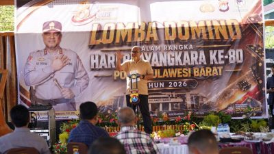 Kapolda Sulbar Buka Lomba Domino, 1.120 Peserta dari Berbagai Daerah Siap Berlaga