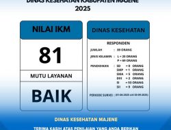 Dinas Kesehatan Majene Raih Nilai Baik pada IKM