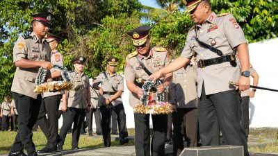 Kapolda Sulbar Pimpin Ziara Makam Pahlawan Pattidi