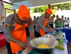 Jadi Koki Dadakan, Kapolda Sulbar dan Para PJU Adu Keterampilan Masak Nasi Goreng