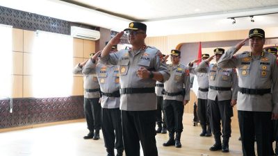 Kapolda Sulbar dan PJU Ikuti Upacara Pemuliaan Nilai‑Nilai Tribrata Secara Daring
