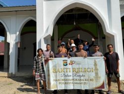 Sat Samapta Polresta Mamuju Gelar Bakti Religi