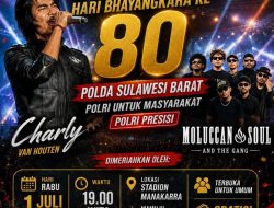 Gebyar HUT Bhayangkara ke‑80 Polda Sulbar: Charly Eks ST12 Siap Guncang Stadion Manakarra 1 Juli 2026, Gratis