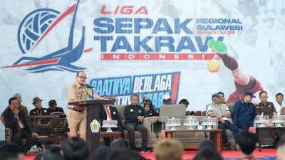 Sulbar Jadi Tuan Rumah Liga Sepak Takraw Regional Sulawesi, Gubernur SDK : Dorong Kebangkitan Prestasi