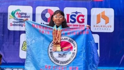 Baru 2 Bulan Belajar Renang, Bocah 6 Tahun Ini Jadi Perenang Terbaik Se-Sulawesi