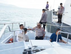 Kapolda Sulbar Cek Kesiapan Kapal Patroli Baru