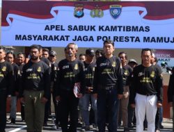Kapolresta Mamuju Pimpin Apel Sabuk Kamtibmas