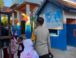 Gerakan Ayah Mengantar Anak Di Hari Pertama Bersekolah (GAMAS) Polda Sulbar, Genggaman Kasih Sayang untuk Buah Hati