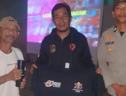 Nobar Piala Dunia Makin Meriah, Polresta Mamuju Hadirkan Keamanan dan Kejutan Souvenir