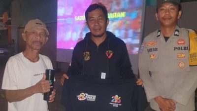 Nobar Piala Dunia Makin Meriah, Polresta Mamuju Hadirkan Keamanan dan Kejutan Souvenir