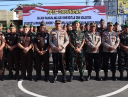 Sinergitas TNI-Polri dan Kejaksaan Kian Solid, Apel Gabungan Tegaskan Komitmen Jaga Stabilitas Mamuju