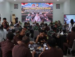 Solid Tak Hanya di Lapangan, TNI-Polri dan Kejaksaan Perkuat Kebersamaan di Mapolresta Mamuju