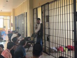 Tahanan Polda Sulbar Rutin Ikuti Pembinaan Rohani