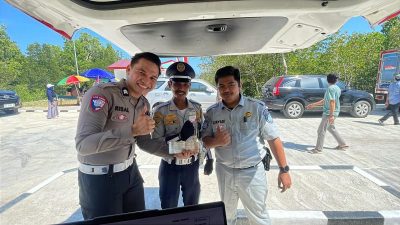Samkel Ditlantas Polda Sulbar Permudah Urusan STNK dan Pajak Kendaraan