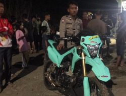 Polsek Tapalang Amankan Motor Trail CRF Hasil Curian, Pelaku Diduga Kabur ke Hutan