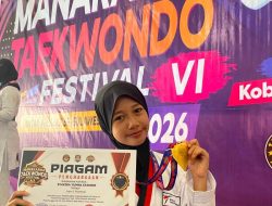 Syakira Yumna Syahrir Siswi MTs Negeri 1 Mamuju Borong Dua Gelar Juara di Manakarra Taekwondo Festival VI