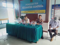 Camat Sampaga Pimpin Rapat Pembentukan Panitia HUT ke-81 RI