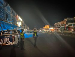 Blue Light Patrol Satlantas Polresta Mamuju Sasar Titik Rawan
