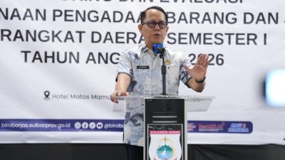 Monev Pengadaan Semester I 2026, Sekprov Junda Tegaskan Transparansi dan Akuntabilitas