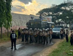 Asah Kemampuan Hadapi Massa, Sat Samapta Polresta Mamuju Intensif Gelar Latihan Dalmas