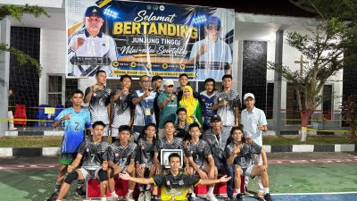 SMKN 1 Mamuju Juara 1 Volly Kakanwil Ditjenpas Sulbar Cup II, Menang Telak 3-0 di Final