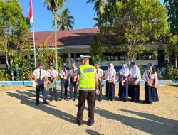 Police Goes to School, Satlantas Polresta Mamuju Edukasi Pelajar Tertib Lalu Lintas