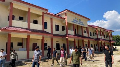 Kapolda Sulbar Cek Progres Rusun Polres Mamasa