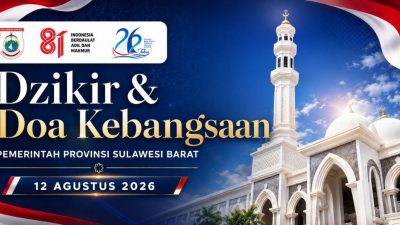 Pemprov Sulbar Akan Gelar Zikir dan Doa Kebangsaan