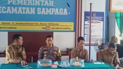 Panitia HUT RI ke-81 Kecamatan Sampaga Gelar Rakor Pemantapan