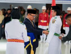 Gubernur SDK Kukuhkan 65 Orang Paskibraka, Ini Pesannya