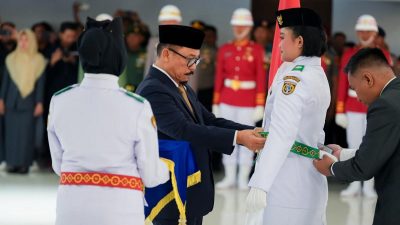 Gubernur SDK Kukuhkan 65 Orang Paskibraka, Ini Pesannya