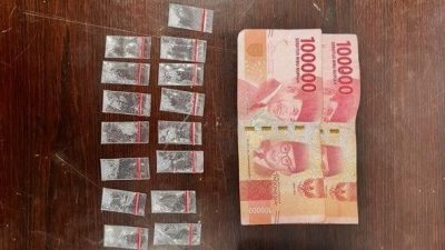 Polda Sulbar Amankan Tiga Orang Sita Puluhan Saset Sabu di Malunda