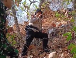 Gabungan Personel Terus Padamkan Karhutla di Bulu Takkang