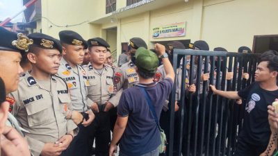 Polda Sulbar Kawal Penyampaian Aspirasi secara Humanis