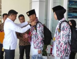 Kepala Kesbangpol Sambut Dua Paskibraka Nasional 2026