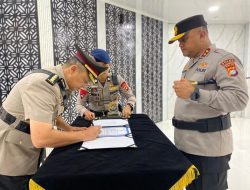 Kapolda Sulbar Pimpin Sertijab DirPamobvit