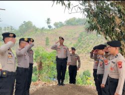 Kenang Pengabdian Setia, Apel Pemakaman Satwa K-9 “Getta” Digelar di Polda Sulbar