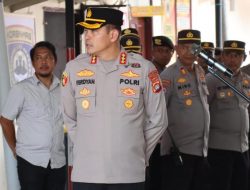 Ratusan Personil Diterjunkan Kawal Demo Tolak LTJ di Botteng, Kapolresta Mamuju : Laksanakan dgn Humanis, Pedomani Prosedur Pengamanan