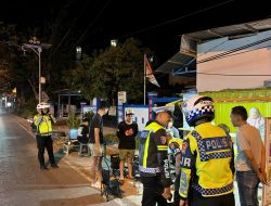 Patroli Blue Light Polantas Polda Sulbar, Bangun Keakraban