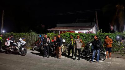 Polresta Mamuju Bubarkan Balap Liar, Pelaku dan BB Diamankan 